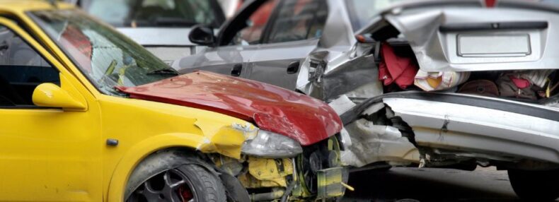 pasajeros en un accidente de auto