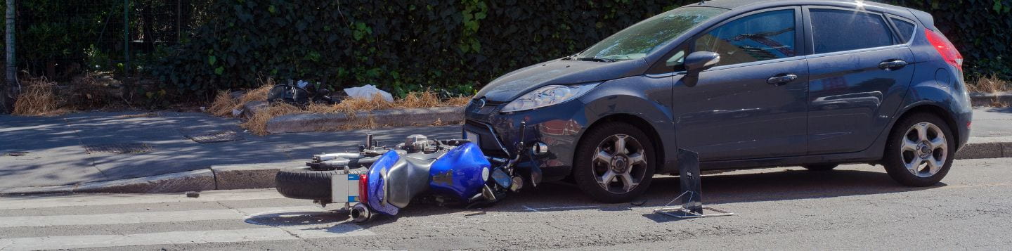 despues de un accidente de motocicleta