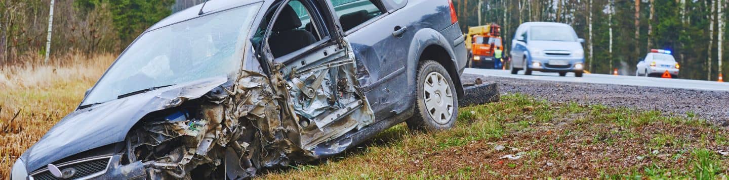 pasajero lesionado en accidente de auto